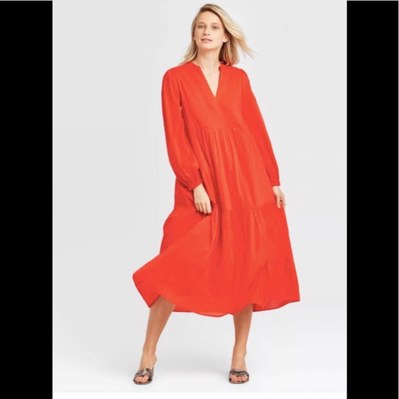 Who What Wear Dresses & Skirts - Who what wear long sleeve maxi dress S